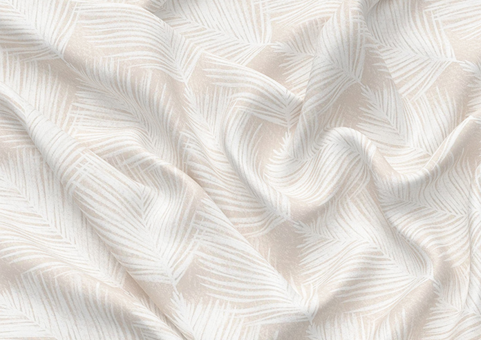Gentle Palm, Natural - Motorised Roman Blind - Image 4